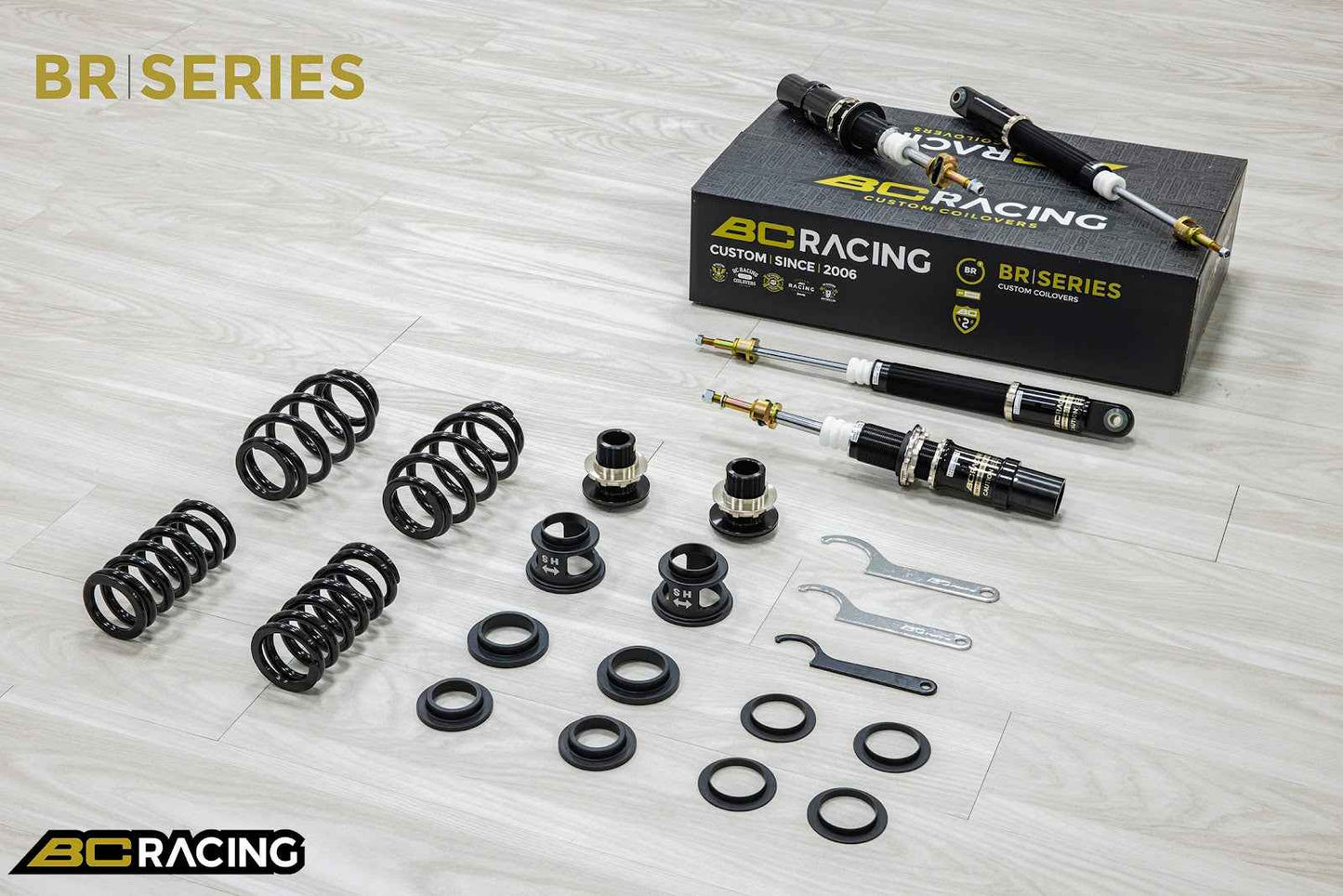 12-18 AUDI A6 AVANT (2WD/AWD) C7 - BC Racing BR Series Coilovers - Extra Low