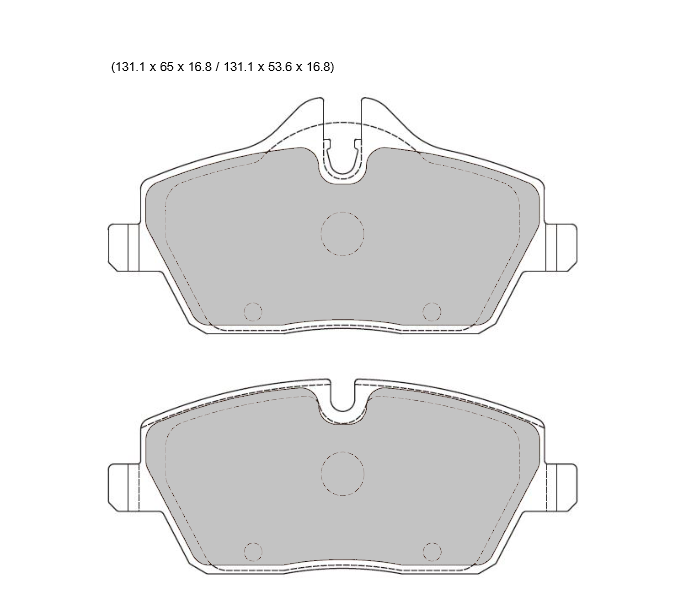 2011 - 2012 BMW 1 (E87) 116 d PBS Front Brake Pads