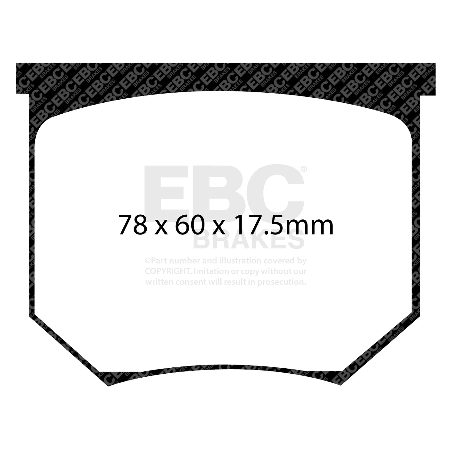 EBC Brakes Greenstuff 6000 Series Truck and SUV Brake Pad Set (DP6992)