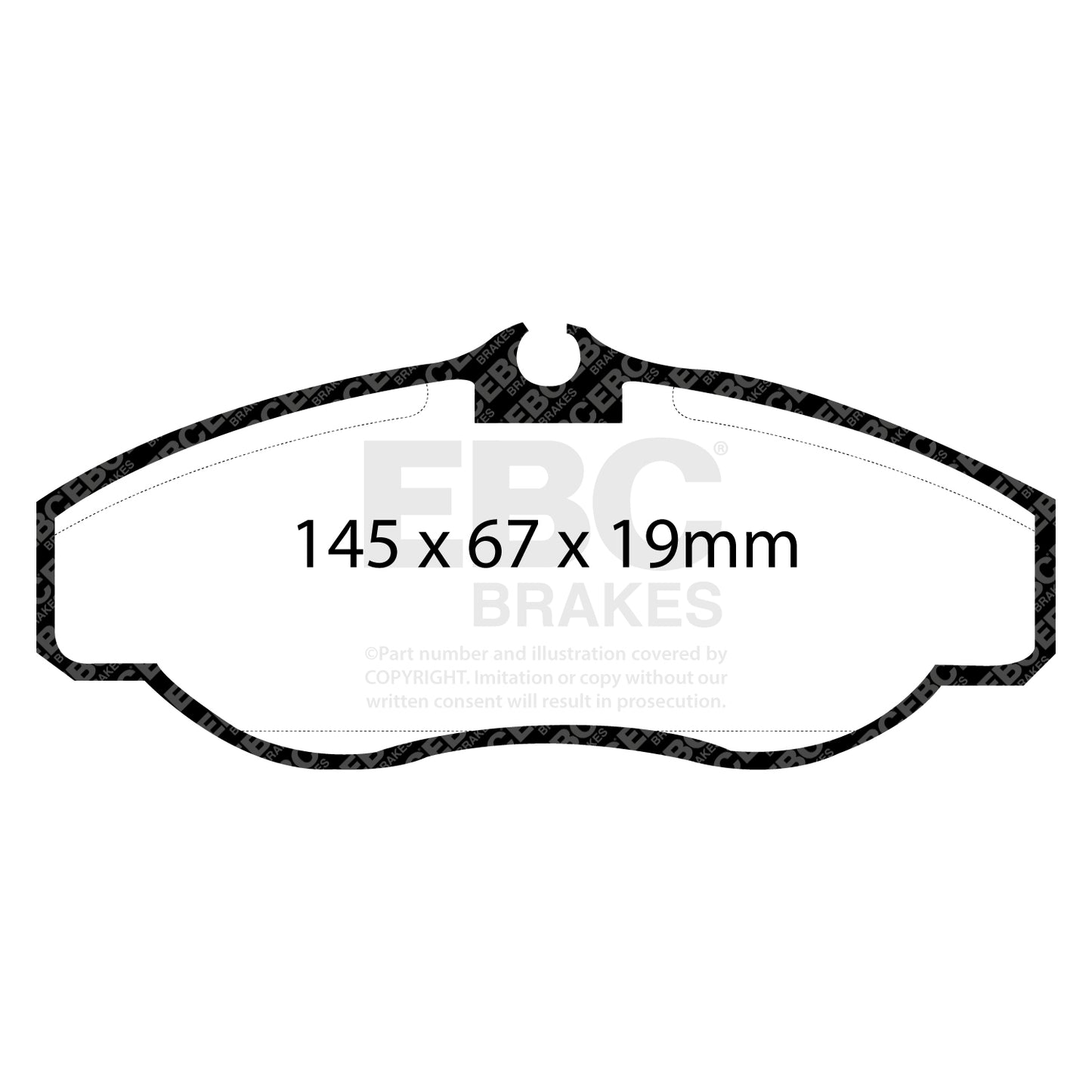 EBC Brakes Greenstuff 6000 Series Truck and SUV Brake Pad Set (DP6992)