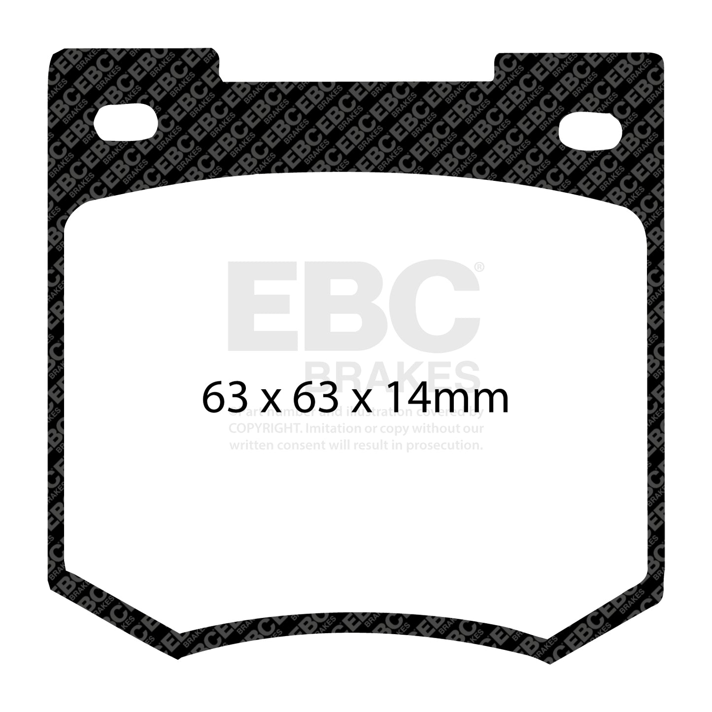 EBC Brakes Greenstuff 6000 Series Truck and SUV Brake Pad Set (DP6992)