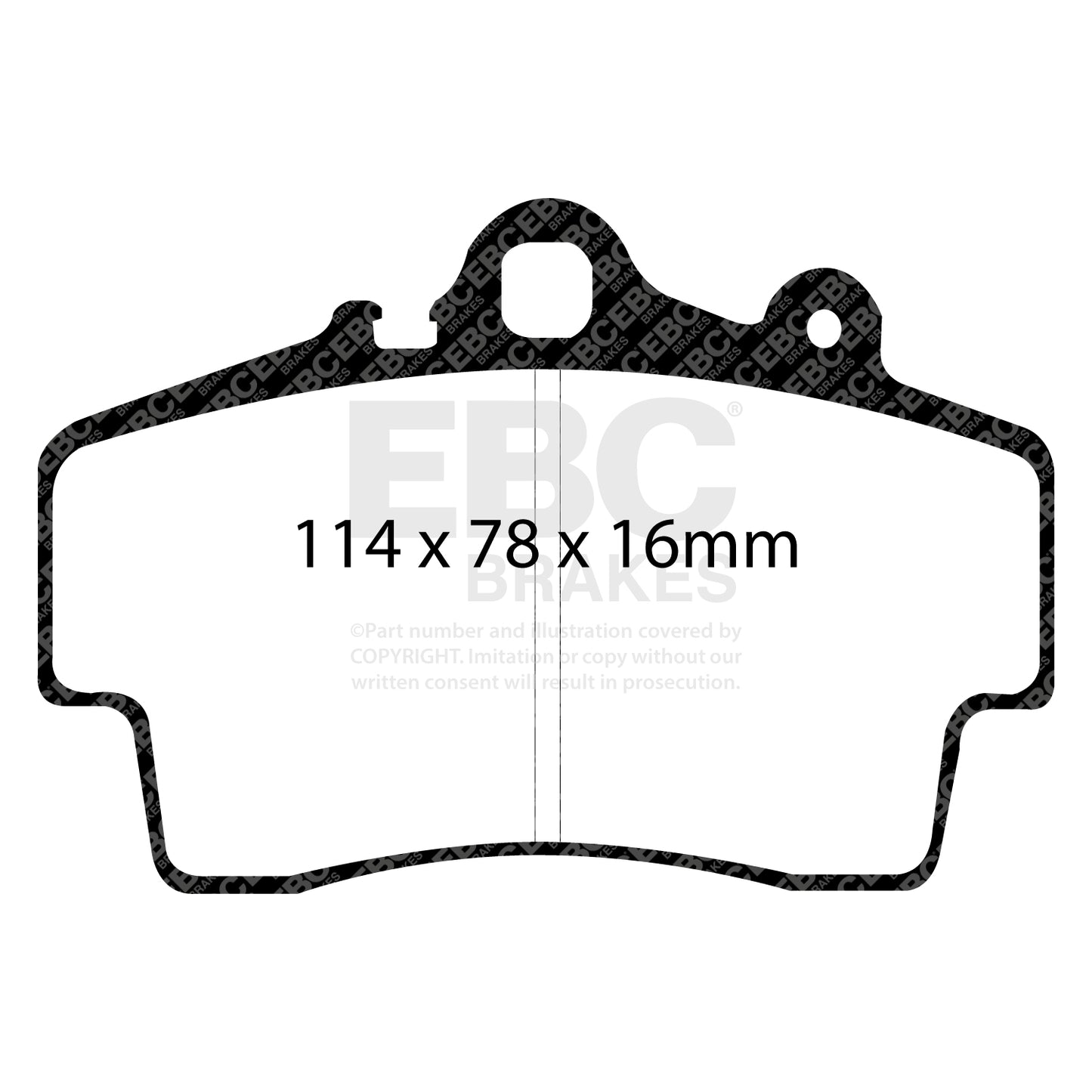 EBC Brakes Greenstuff 6000 Series Truck and SUV Brake Pad Set (DP6992)