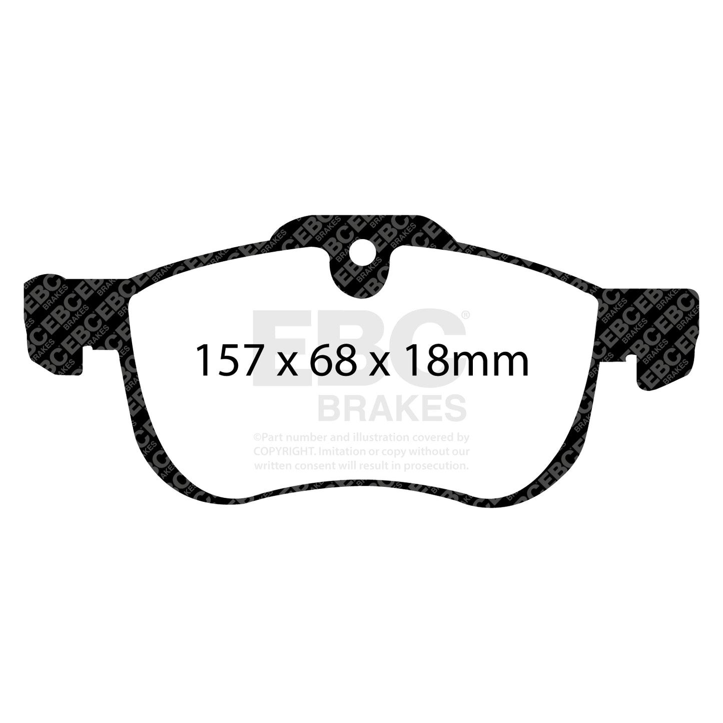 EBC Brakes Greenstuff 6000 Series Truck and SUV Brake Pad Set (DP6992)