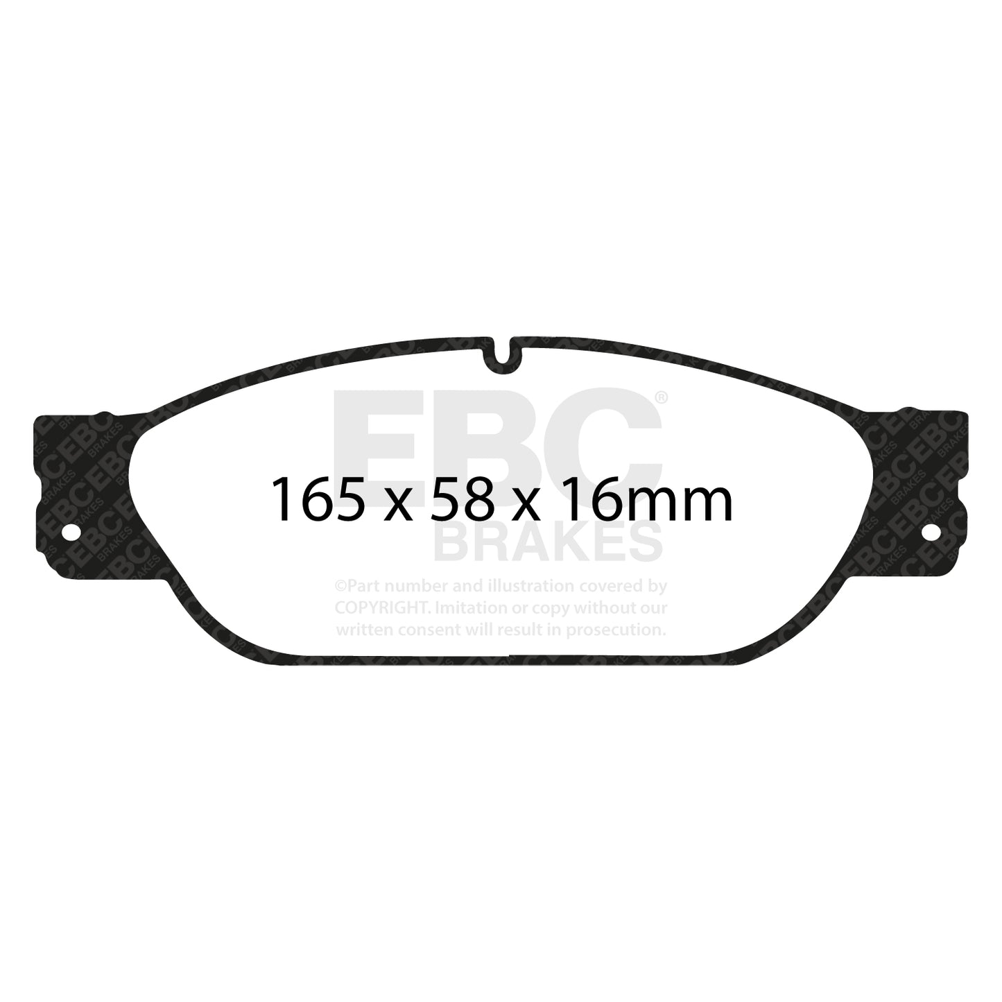 EBC Brakes Greenstuff 6000 Series Truck and SUV Brake Pad Set (DP6992)