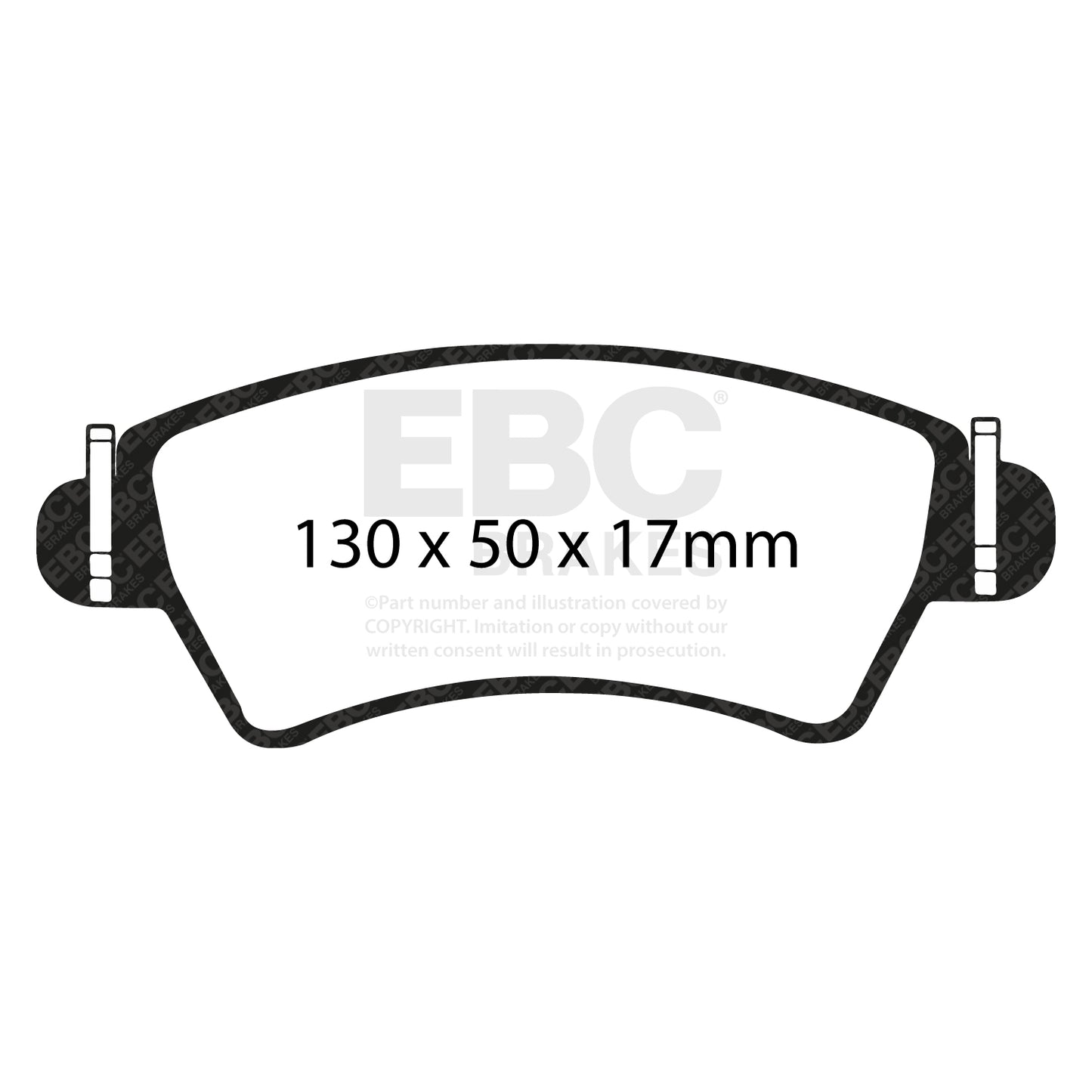 EBC Brakes Greenstuff 6000 Series Truck and SUV Brake Pad Set (DP6992)