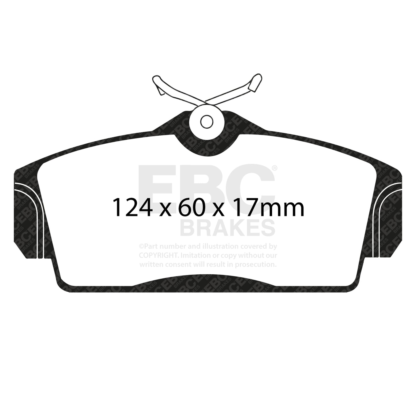 EBC Brakes Greenstuff 6000 Series Truck and SUV Brake Pad Set (DP6992)