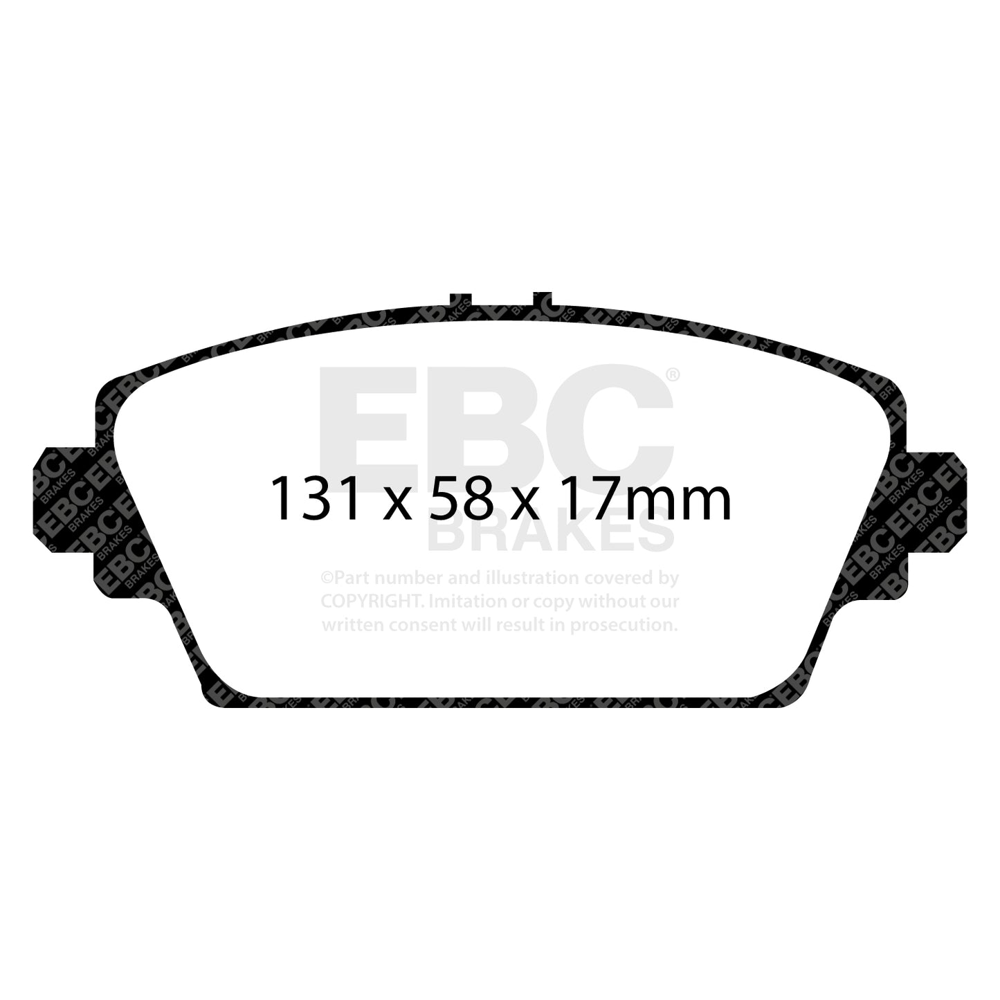 EBC Brakes Greenstuff 6000 Series Truck and SUV Brake Pad Set (DP6992)