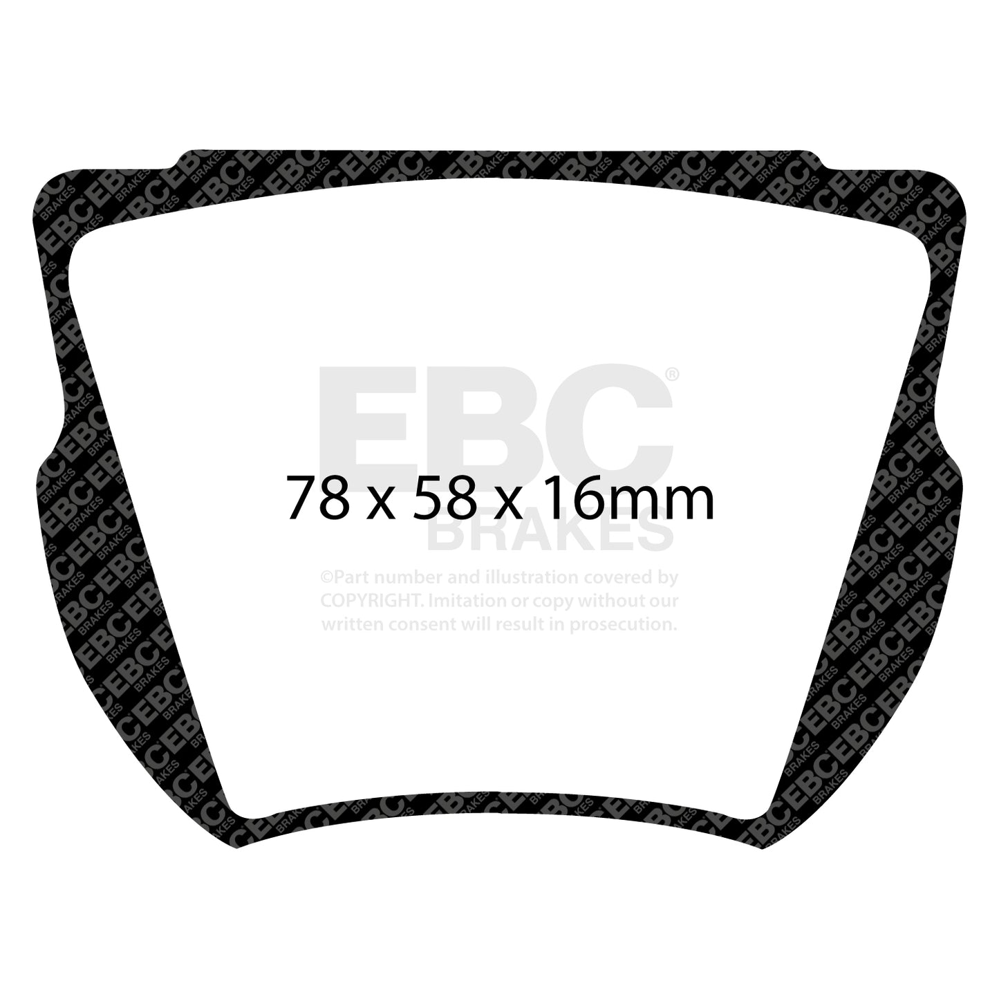 EBC Brakes Greenstuff 6000 Series Truck and SUV Brake Pad Set (DP6992)