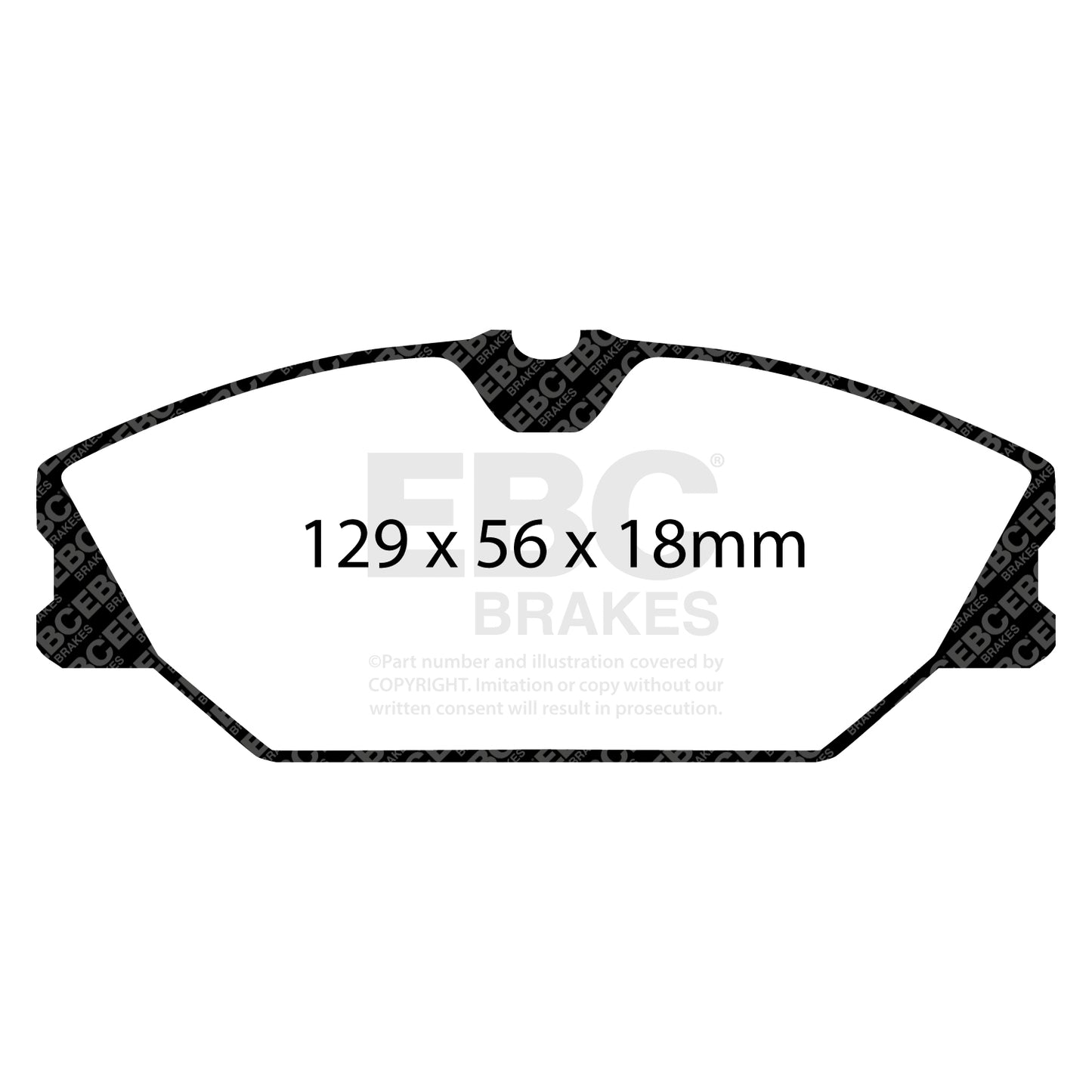 EBC Brakes Greenstuff 6000 Series Truck and SUV Brake Pad Set (DP6992)