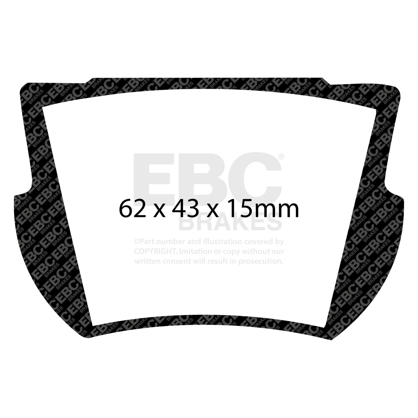 EBC Brakes Greenstuff 6000 Series Truck and SUV Brake Pad Set (DP6992)