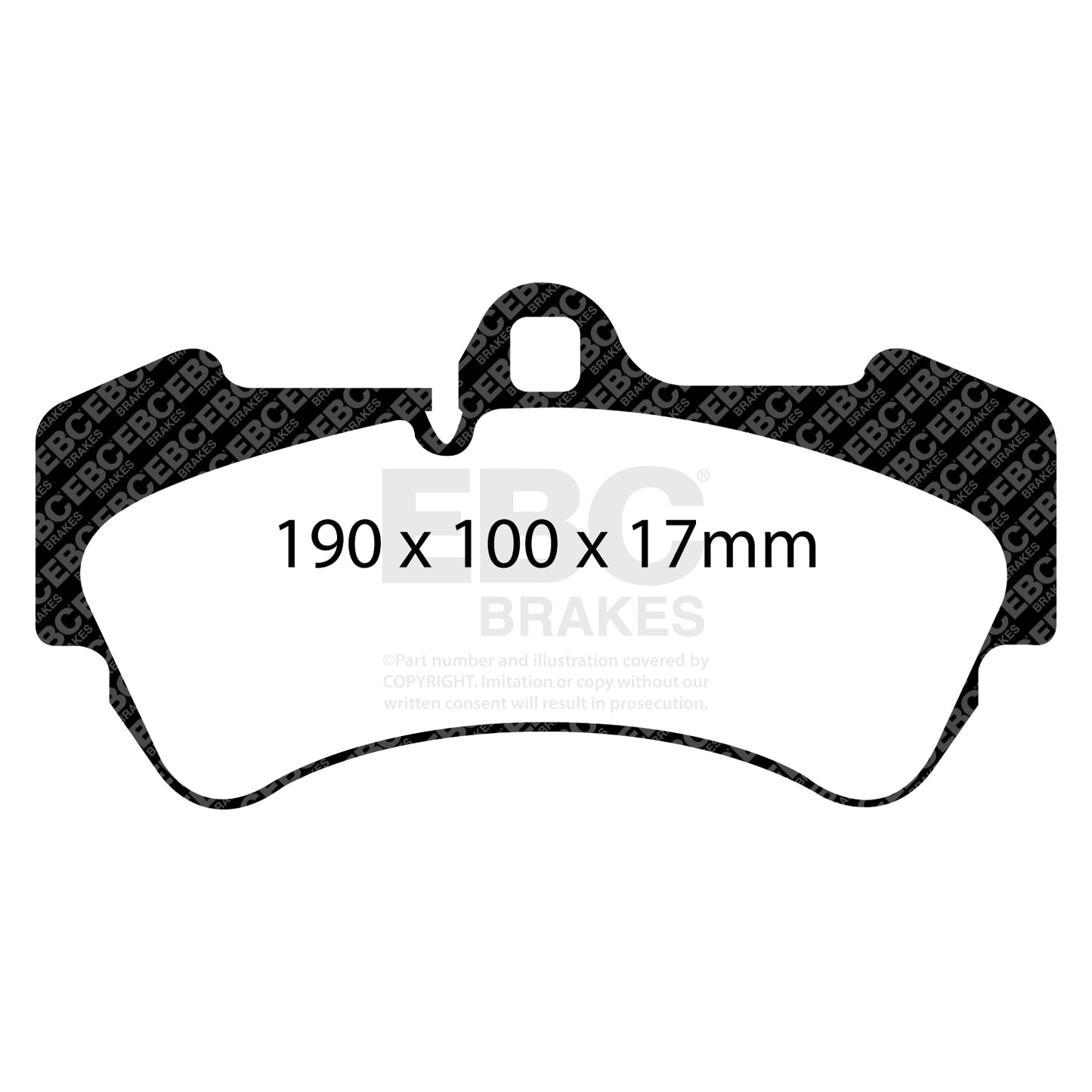 EBC Brakes Greenstuff 6000 Series Truck and SUV Brake Pad Set (DP6992)