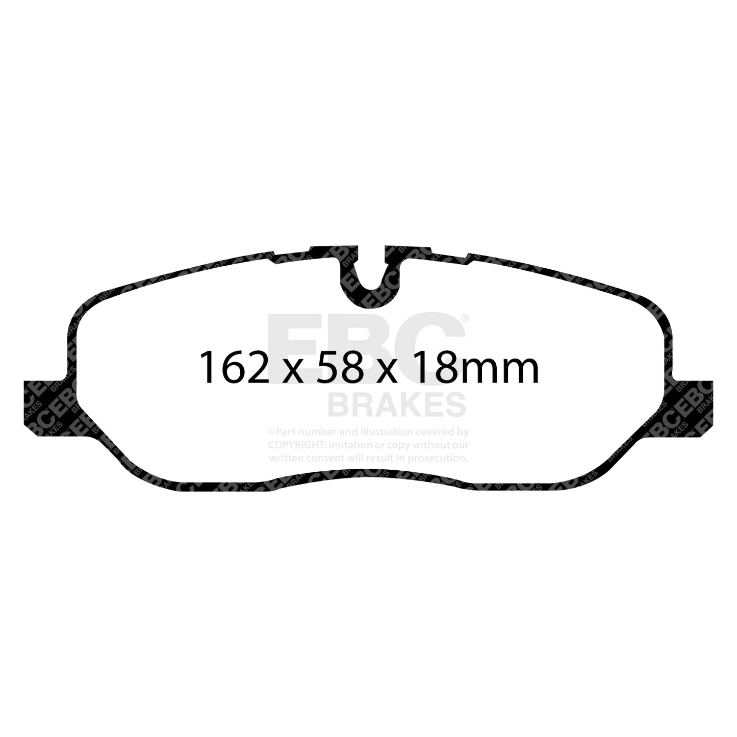 EBC Brakes Greenstuff 6000 Series Truck and SUV Brake Pad Set (DP6992)