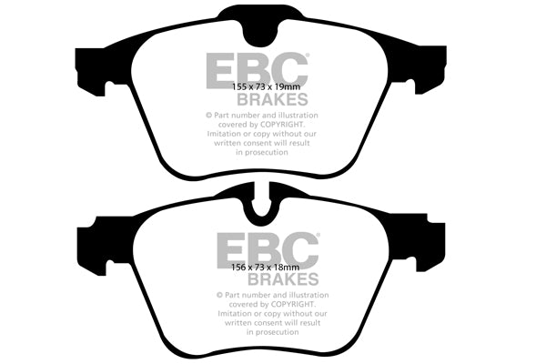 EBC Brakes Greenstuff 6000 Series Truck and SUV Brake Pad Set (DP6992)