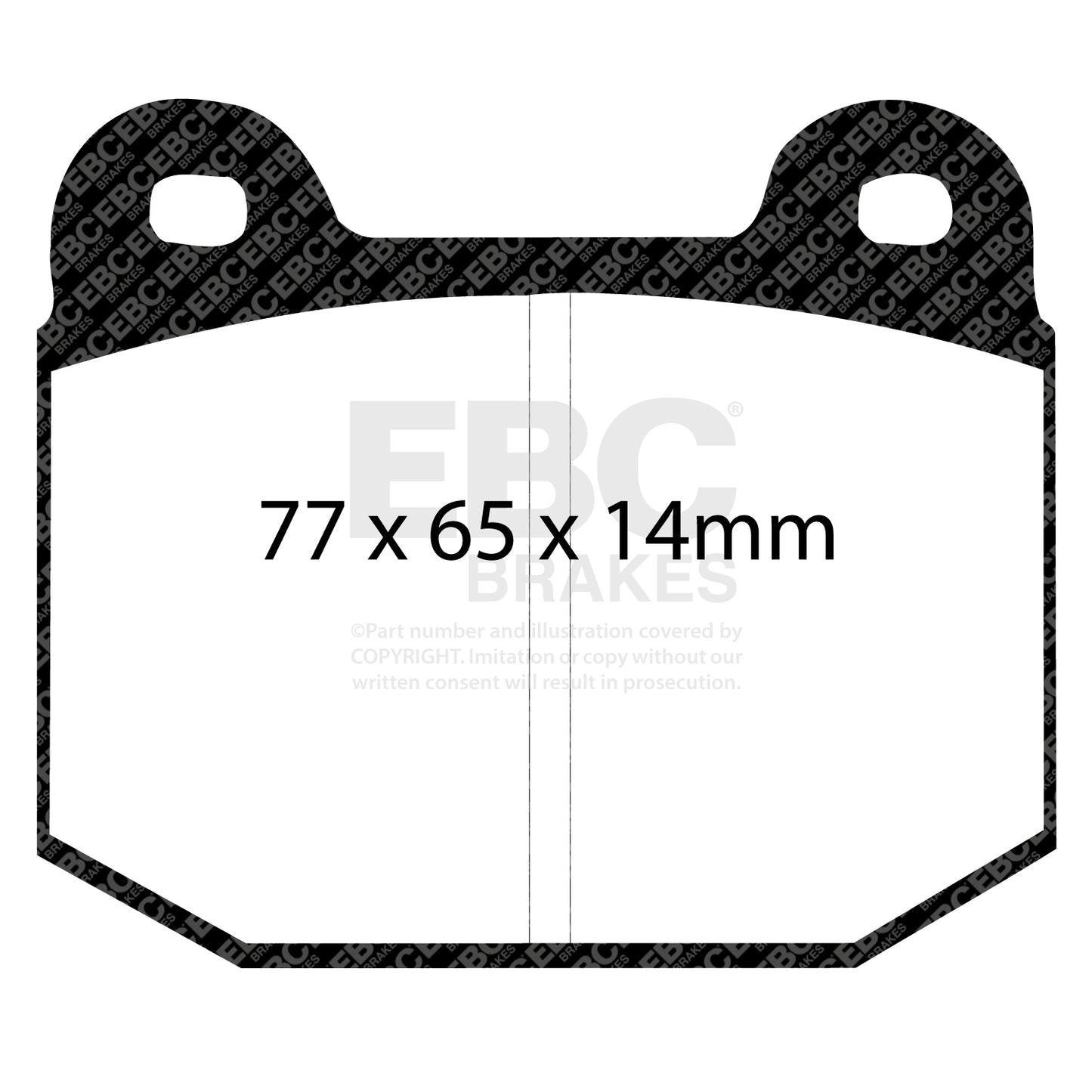 EBC Brakes Greenstuff 6000 Series Truck and SUV Brake Pad Set (DP6992)