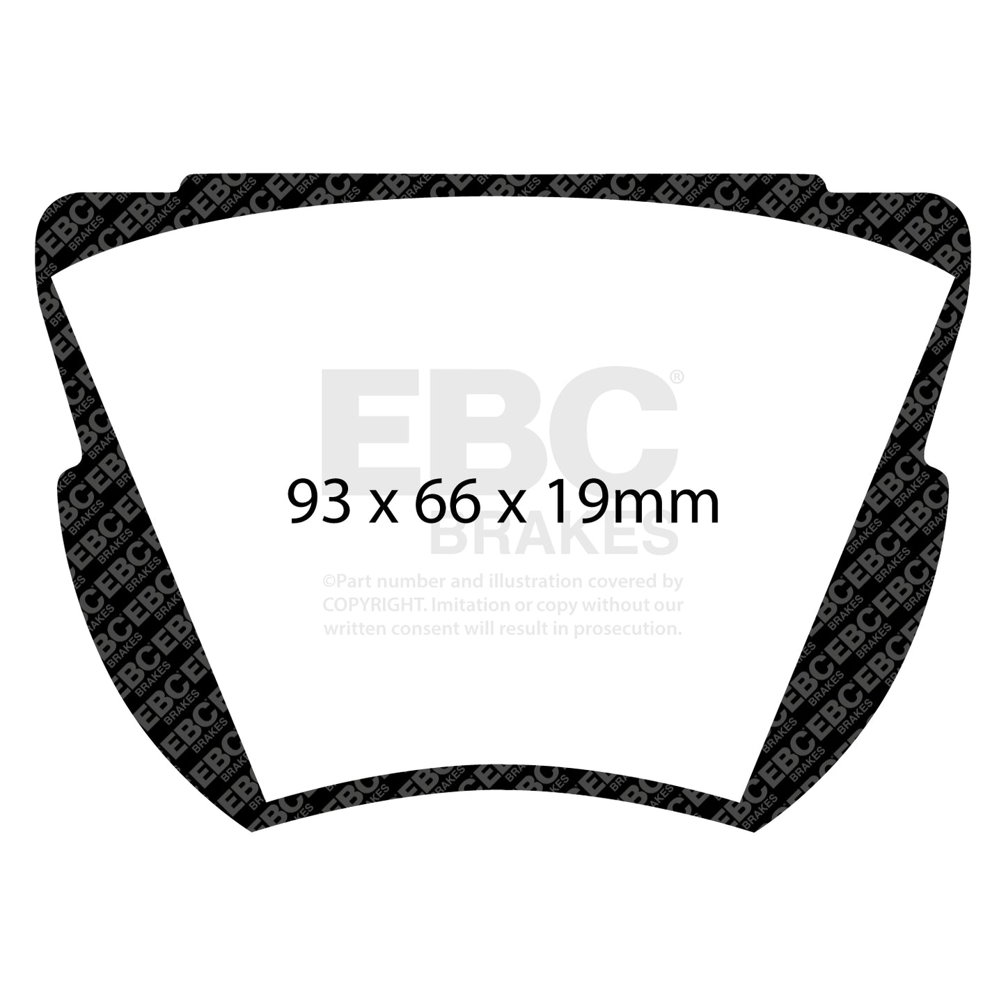 EBC Brakes Greenstuff 6000 Series Truck and SUV Brake Pad Set (DP6992)