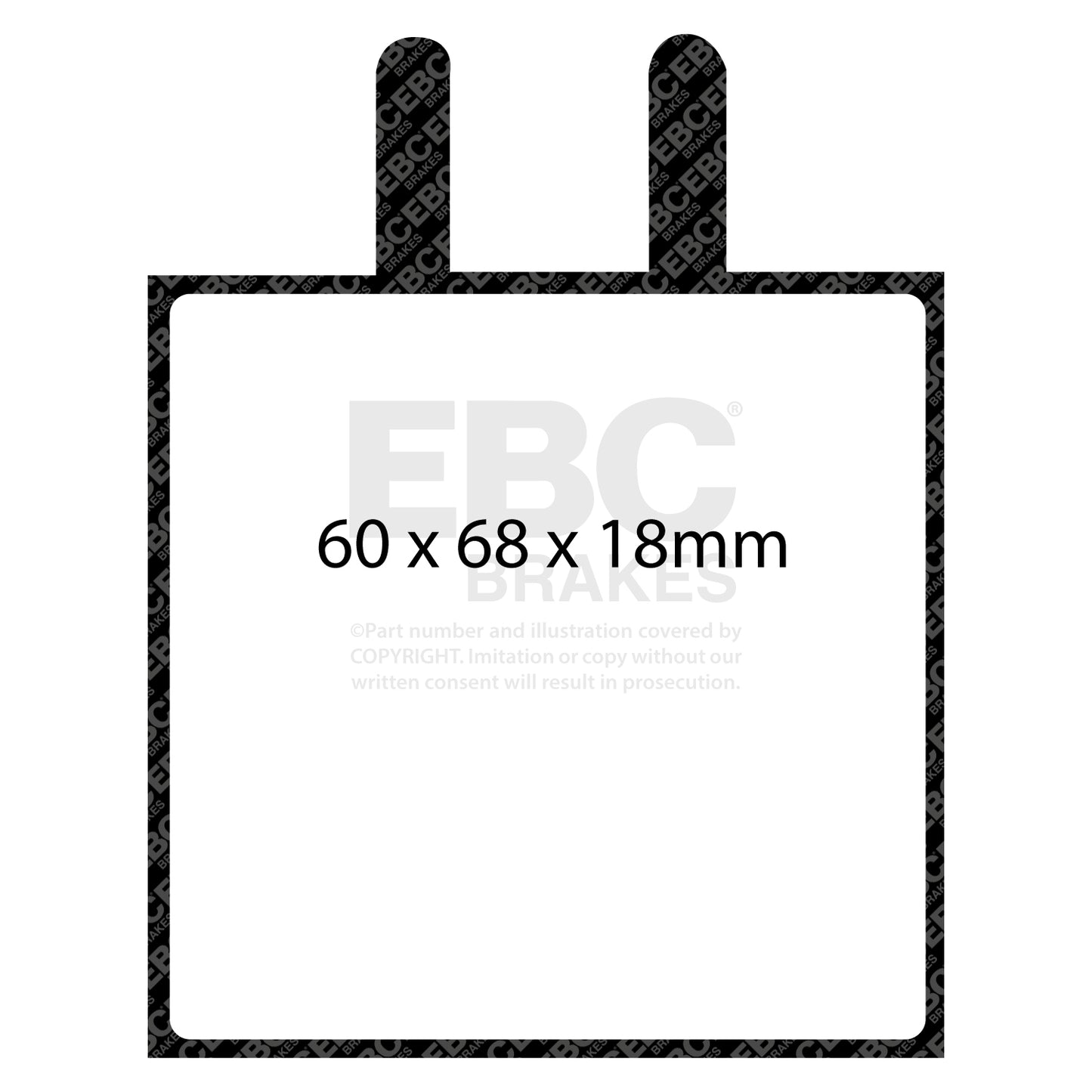 EBC Brakes Greenstuff 6000 Series Truck and SUV Brake Pad Set (DP6992)