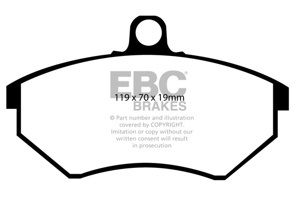 EBC Brakes Greenstuff 6000 Series Truck and SUV Brake Pad Set (DP6992)