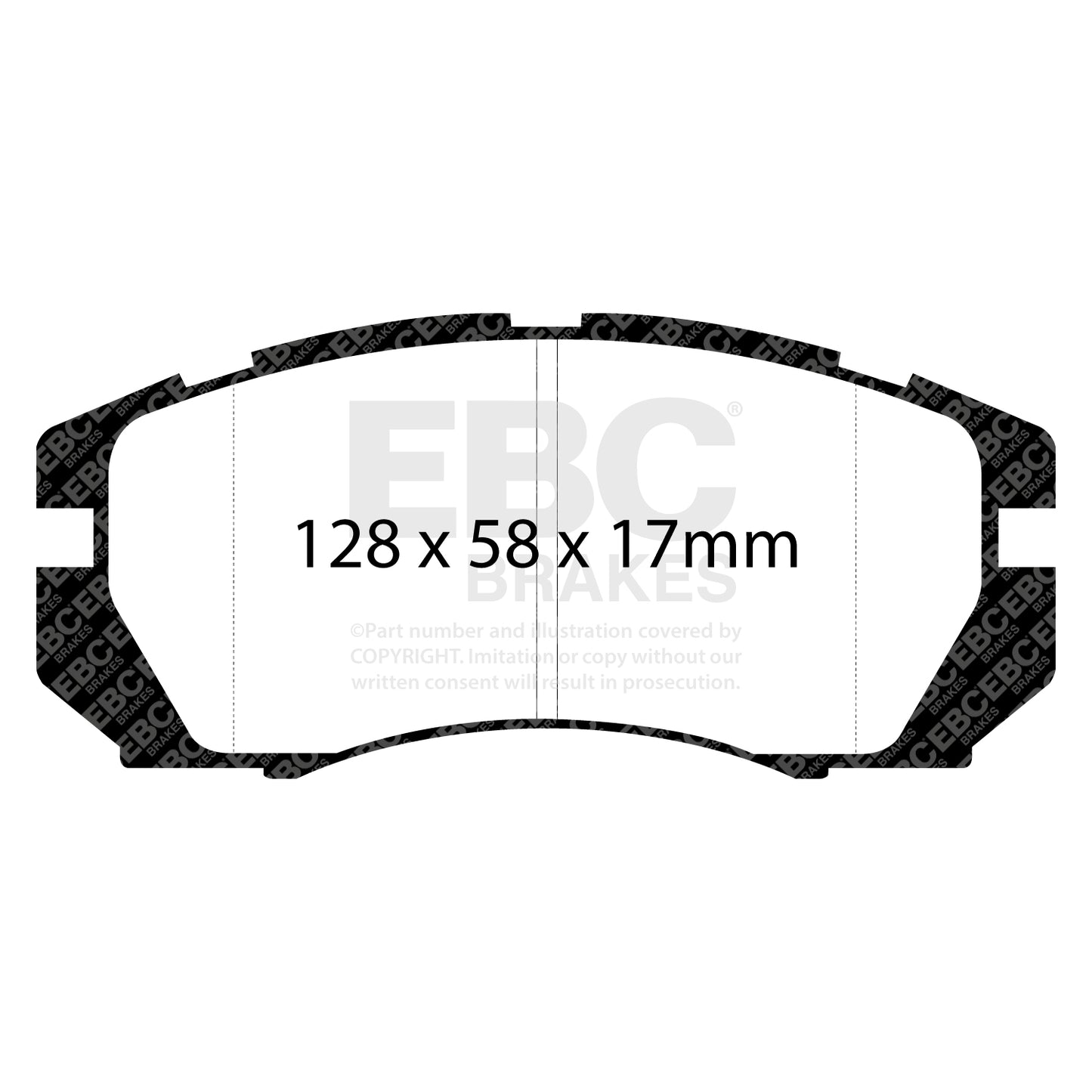 EBC Brakes Greenstuff 6000 Series Truck and SUV Brake Pad Set (DP6992)