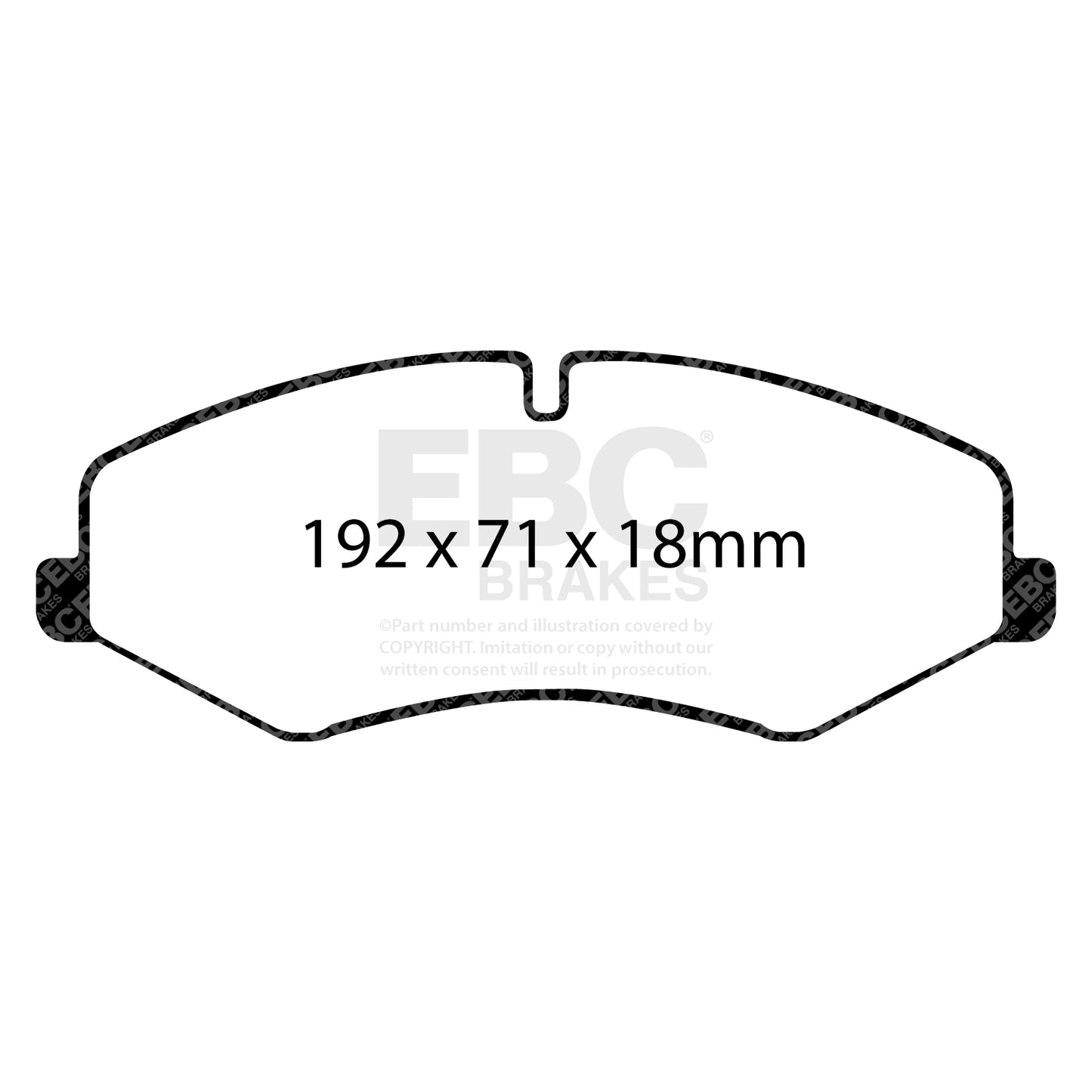 EBC Brakes Greenstuff 6000 Series Truck and SUV Brake Pad Set (DP6992)