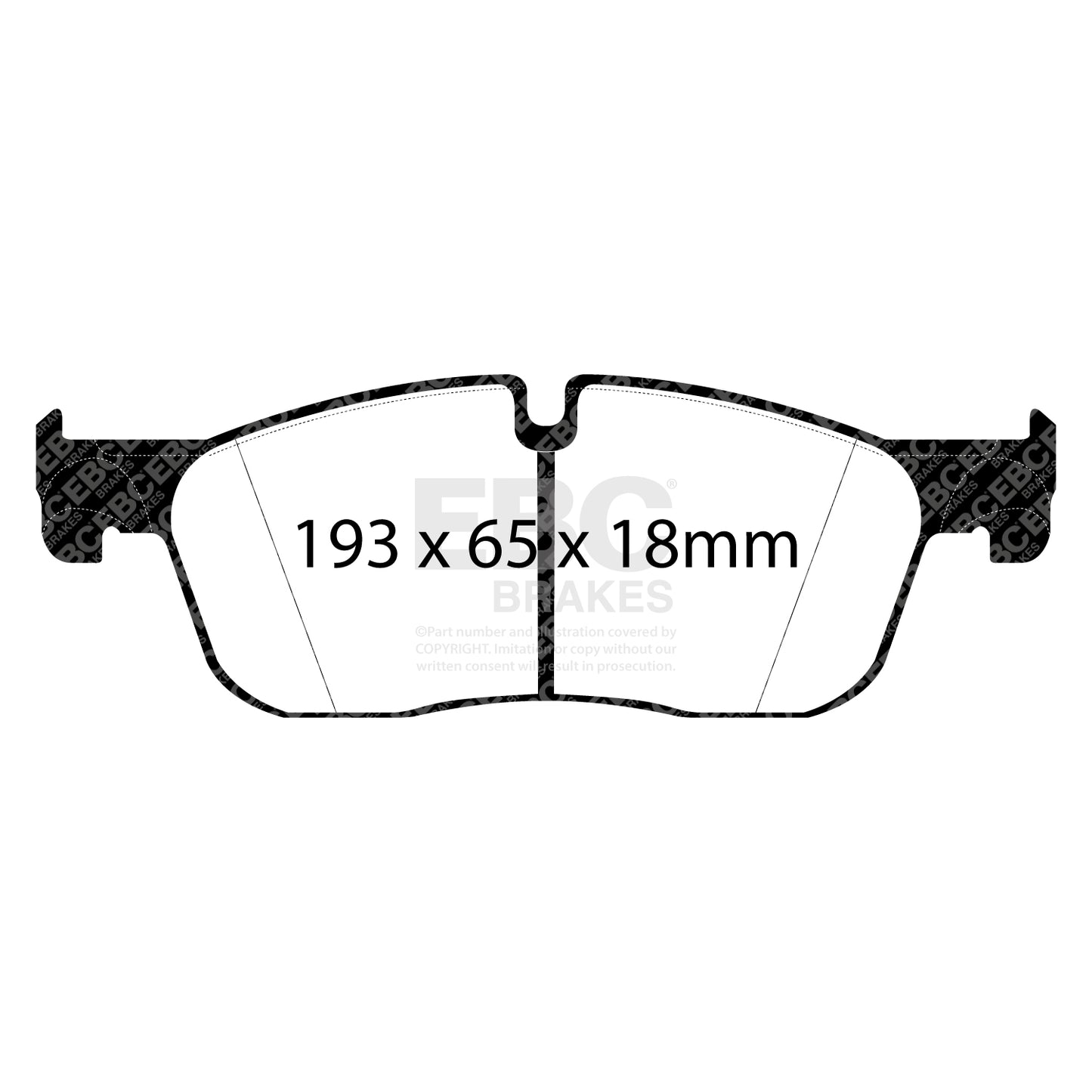 EBC Brakes Greenstuff 6000 Series Truck and SUV Brake Pad Set (DP6992)