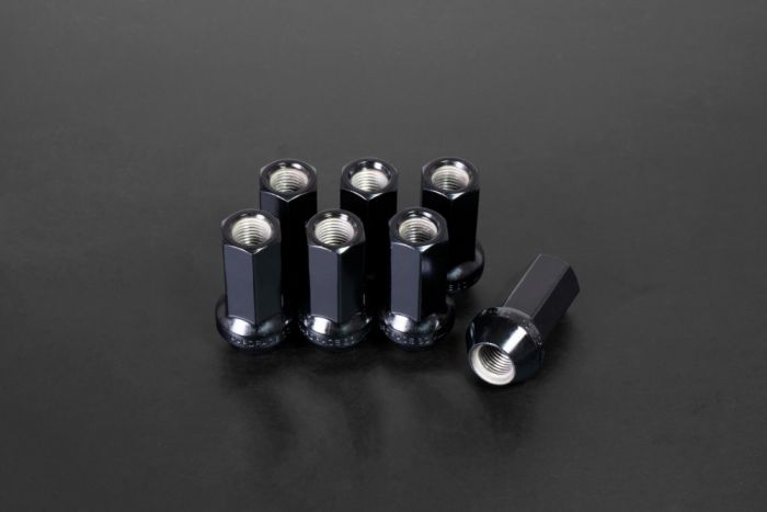 HR-WHEEL LUG NUTS - M12 x 125 LENGTH 45mm OPEN-END TYPE 60 CONICAL SEAT 20PCSSET