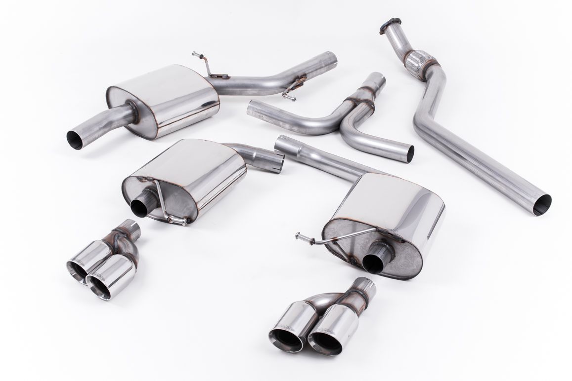 Milltek Sport Cat-back Exhaust - 2009 - 2025 Audi A5 Sportback 2.0 TFSI 2WD and quattro Manual