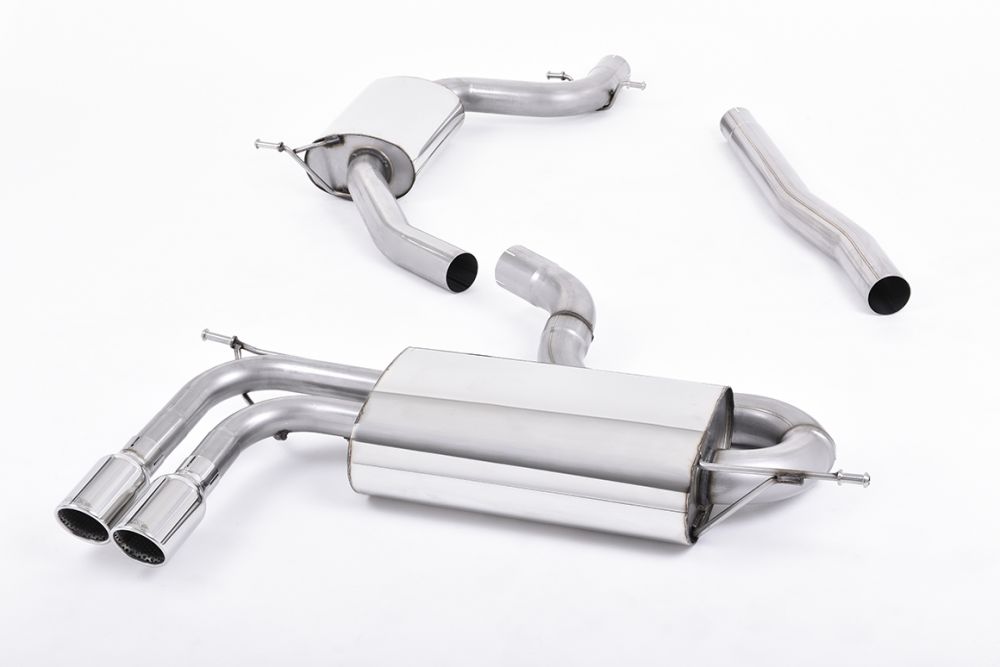 Milltek Sport Cat-back Exhaust - 2008 - 2012 Audi A3 1.8 TSI 2WD 3-Door