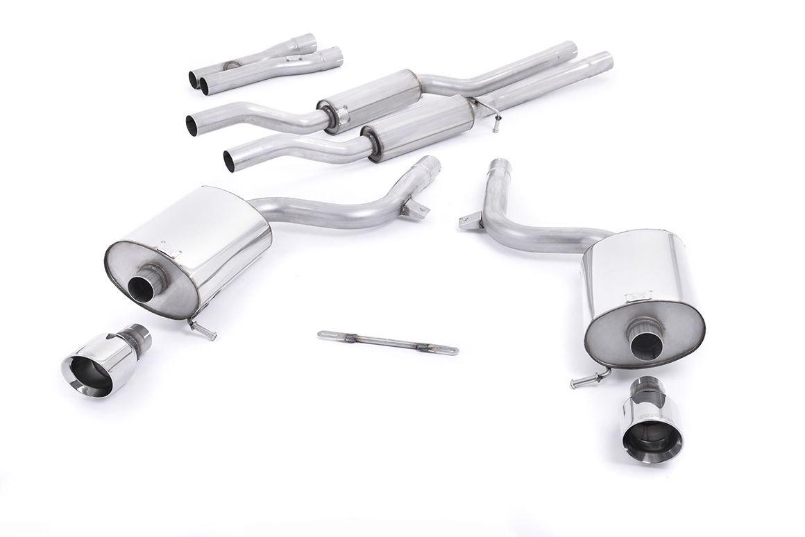 Milltek Sport Cat-back Exhaust - 2001 - 2005 Audi A4 3.0 V6 B6 quattro Saloon Avant & Cabriolet