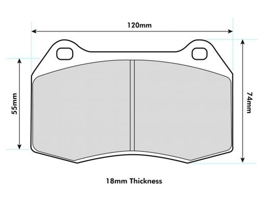 2000 - 2001 BMW 7 (E38) 730 d PBS  Front Brake Pads