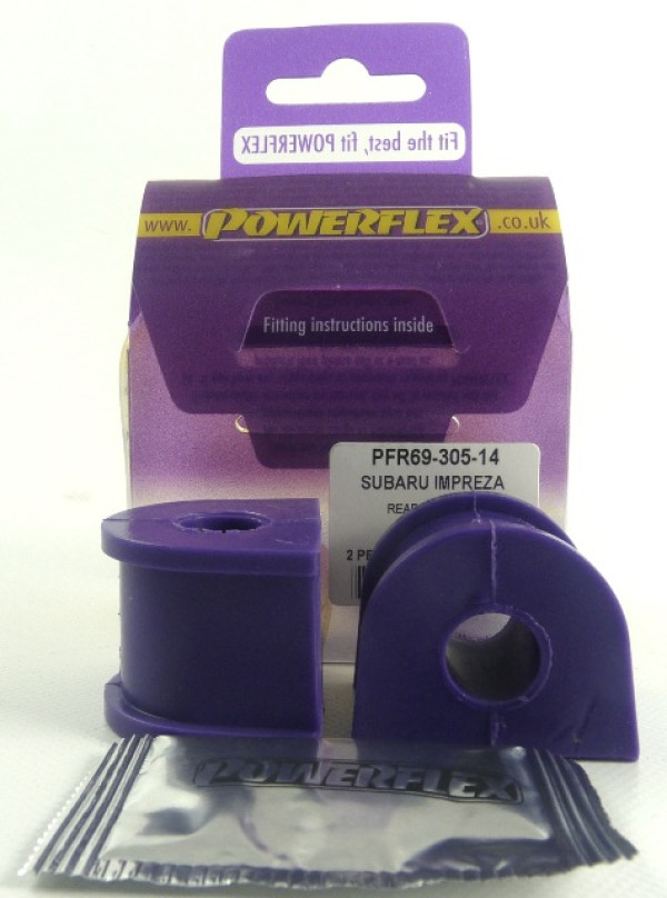Powerflex - Subaru Outback Outback (1998 - 2003) Rear Anti Roll Bar To Chassis Bush 14mm
