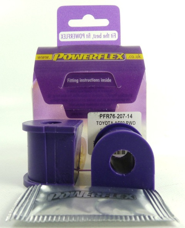 Powerflex - Toyota Corolla Models Corolla AE86 (1983 - 1987) Rear Anti Roll Bar Bush 14mm