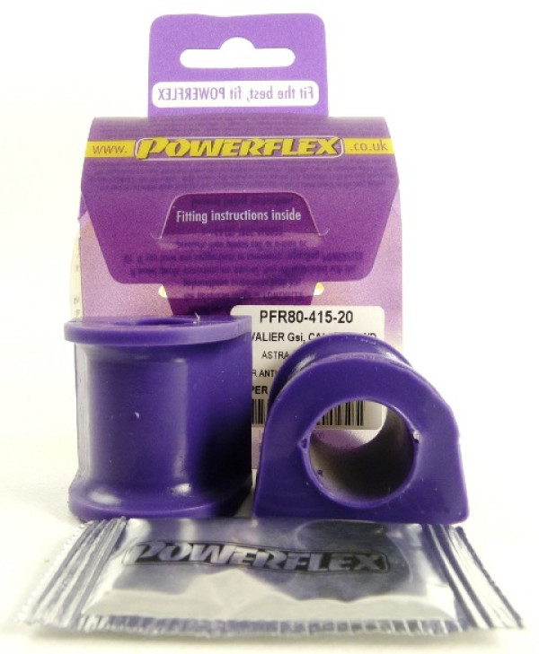 Powerflex - Vauxhall / Opel Cavalier 2WD (1989 - 1995), Vectra A (1989 - 1995) Rear Anti Roll Bar Bush (Inner) 20mm