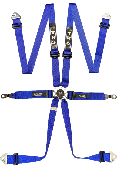 TRS Homologated Fia Pro Saloon / Gt Harness - New Pro Quick adjuster2"/2" - 6 point - HANS PORSCHE