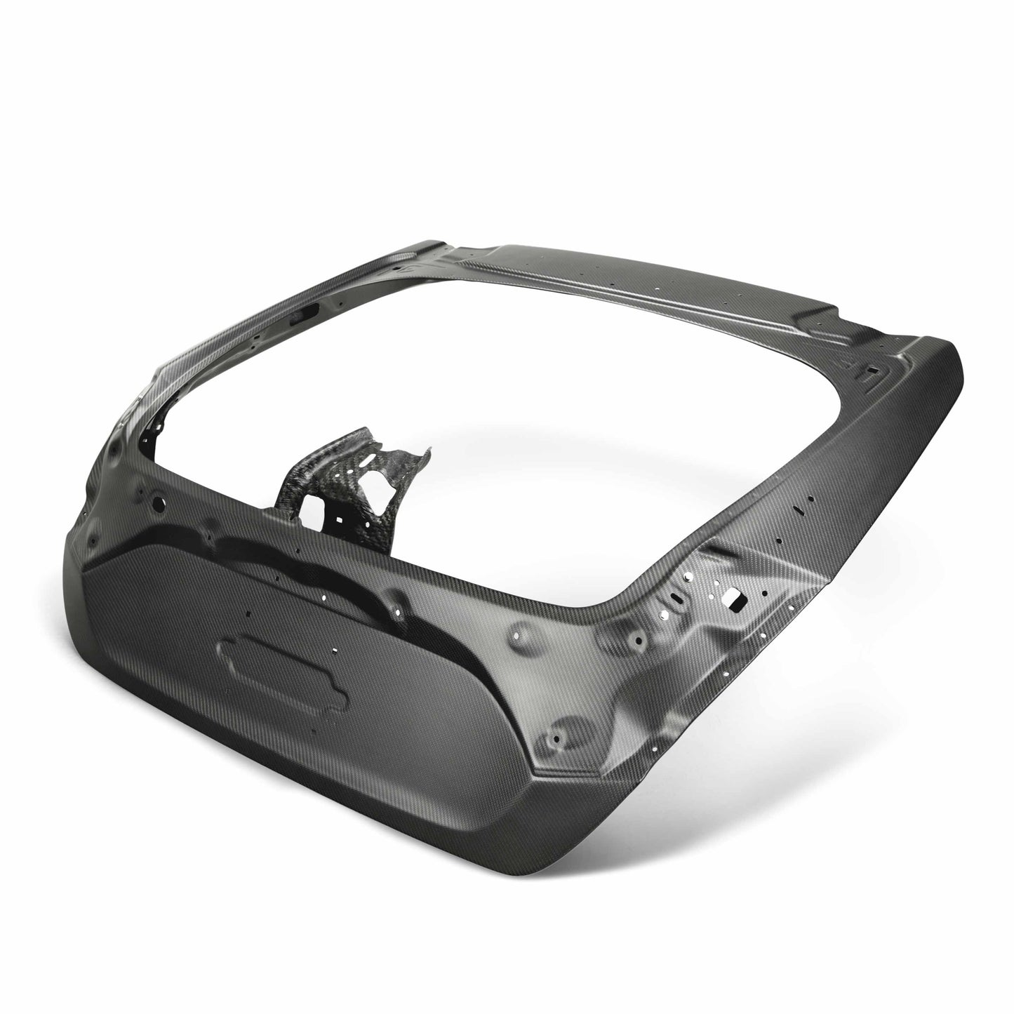 Oem-Style Dry Carbon Boot Lid For 2017-2021 Honda Civic Type R Hatchback *All Dry Carbon Products Are Matte Finish.