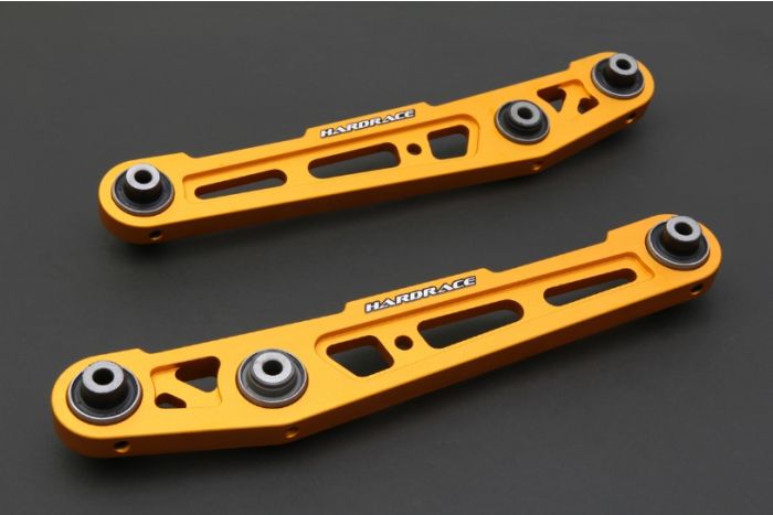 HR-HONDA CIVIC EG REAR LOWER CONTROL -40MM SHOCK BUSHING HARDEN RUBBER-ALUMINUM-GOLD COLOR 2PCSSET