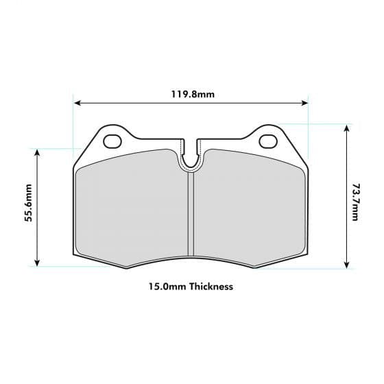 2012 -  MINI MINI CLUBVAN (R55) Cooper D PBS  Front Brake Pads
