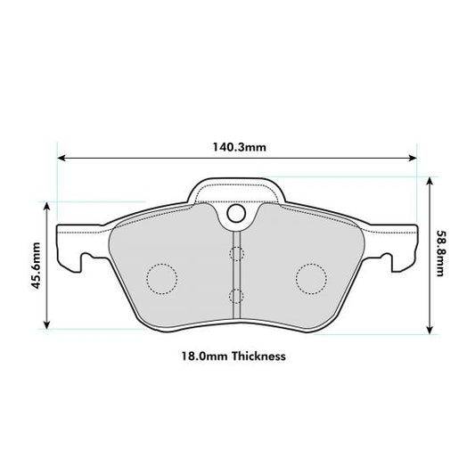 2001 - 2008 MINI MINI (R50) 1.6 Cooper PBS  Front Brake Pads