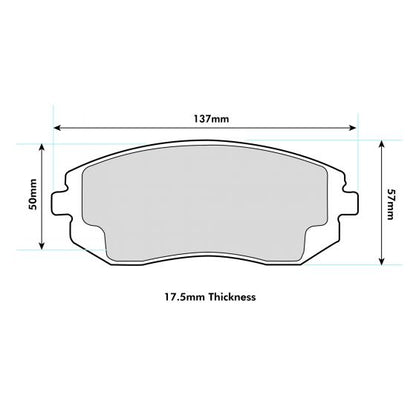2012 -  TOYOTA GT-86 2.0 L PBS  Front Brake Pads