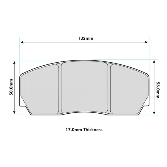 KSPORT 6 Pistons 286/304mm  PBS  Front Brake Pads
