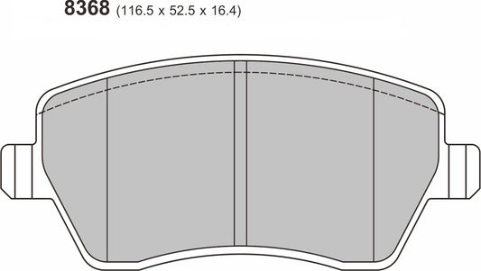 2006 -  SUZUKI Swift III 1.6 PBS  Front Brake Pads