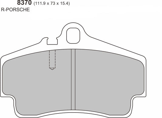 2012 -  PORSCHE Boxster (981)  2.7 PBS  Rear Brake Pads