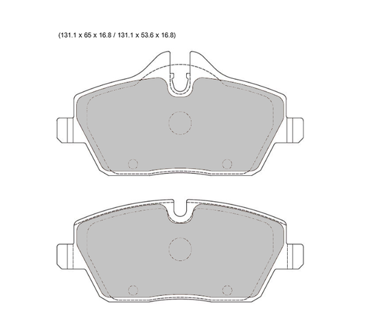 2013 -  MINI MINI (F55) 1.5 One D PBS  Front Brake Pads