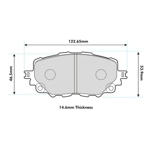 2015 -  MAZDA MX-5 IV (ND) 1.5 PBS  Front Brake Pads