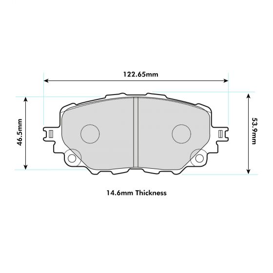 2015 -  MAZDA MX-5 IV (ND) 2.0 PBS  Front Brake Pads