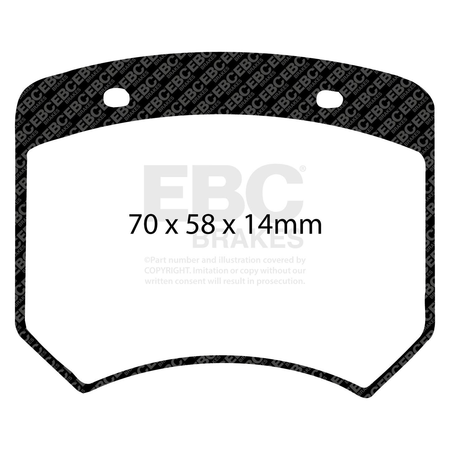 EBC Brakes Greenstuff 6000 Series Truck and SUV Brake Pad Set (DP6992)