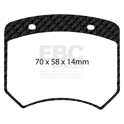 EBC Brakes Greenstuff 6000 Series Truck and SUV Brake Pad Set (DP6992)