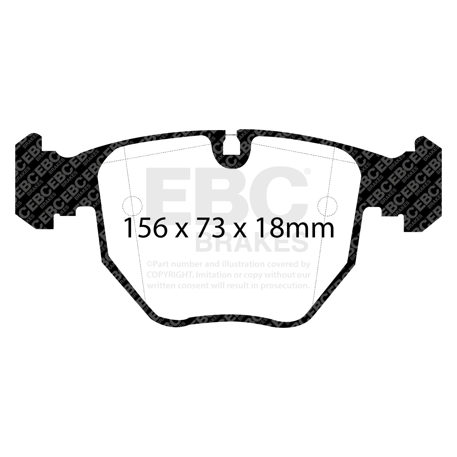 EBC Brakes Greenstuff 6000 Series Truck and SUV Brake Pad Set (DP6992)