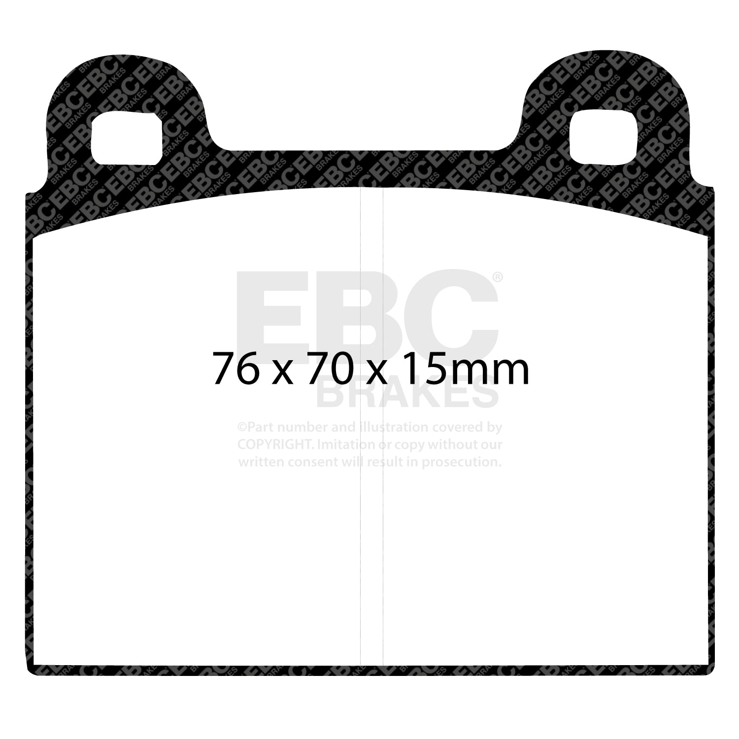 EBC Brakes Greenstuff 6000 Series Truck and SUV Brake Pad Set (DP6992)
