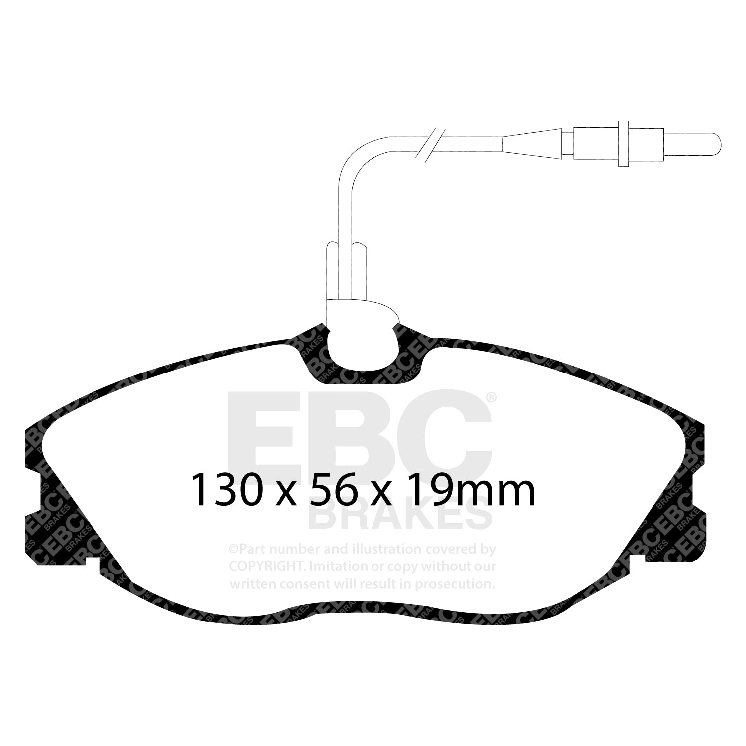 EBC Brakes Greenstuff 6000 Series Truck and SUV Brake Pad Set (DP6992)