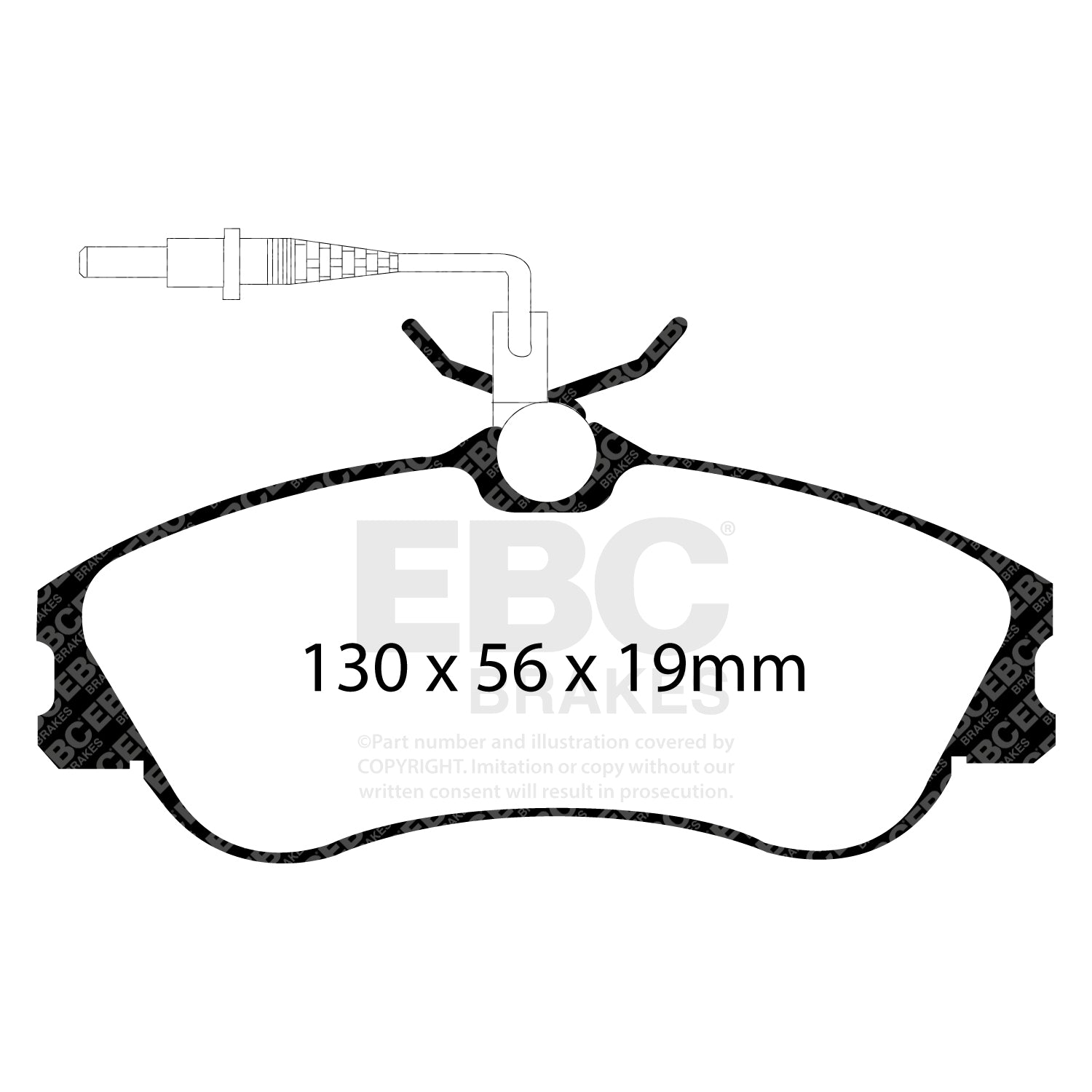 EBC Brakes Greenstuff 6000 Series Truck and SUV Brake Pad Set (DP6992)